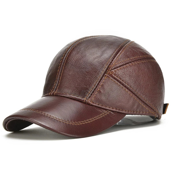 Aspen Cowhide Leather Cap