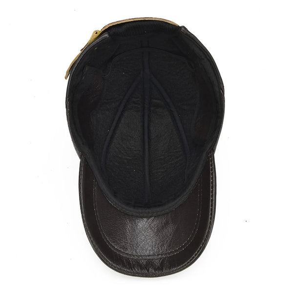 Aspen Cowhide Leather Cap