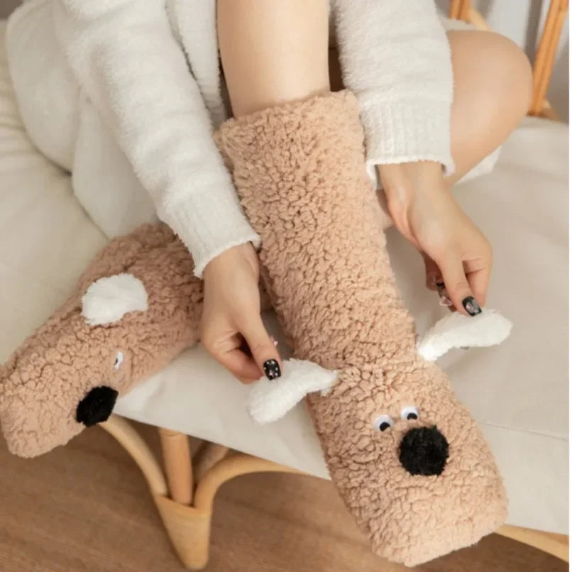 Bark & Snuggle Sherpa Socks