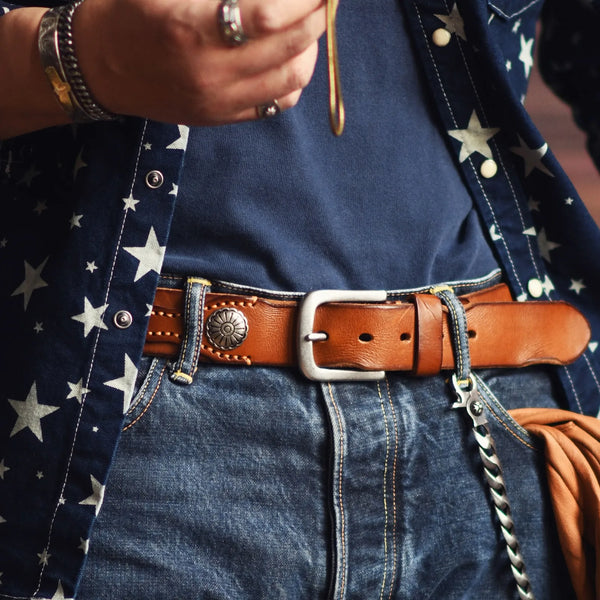 Lone Star Leather Belt