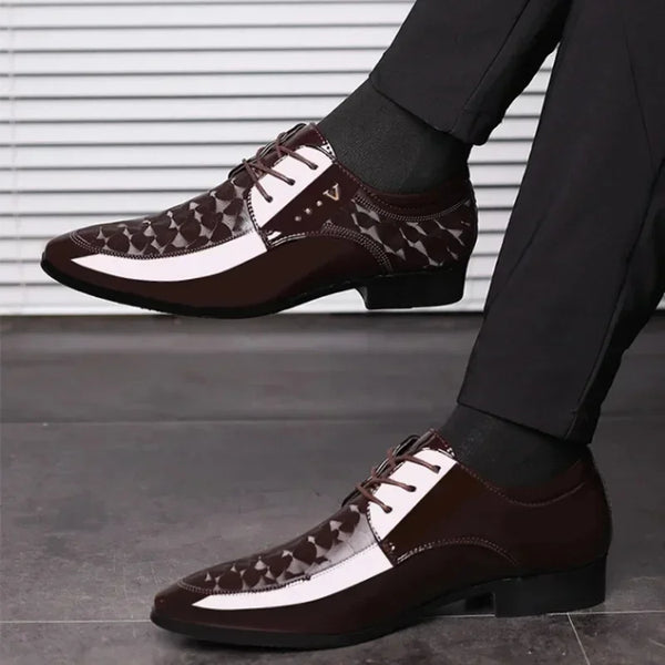 Paramount Pattern Oxford Dress Shoes